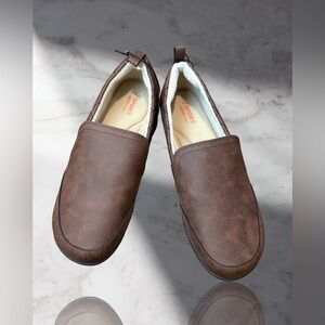 JSport Women's Lisa Casual Slip On Shoes Lined Comfort Brown Size 8